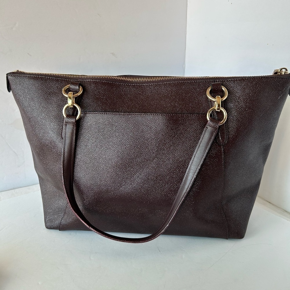 Coach NWOT Ox Blood Leather Ava Tote - Picture 7 of 12